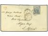 ✉ GRAN BRETAÑA. 1867. Envelope to PORT ELIZABETH, South Afri