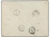 ✉ ALEMANIA. 1890 (March 18). 10 pf. red on blue postal stati