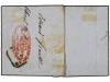 ✉ AUSTRIA. 1860. PRAGA correo interior. 3 kr. negro tipo II.