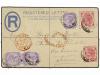 ✉ MAURICIO. 1894. Circulada a FRANCIA. Entero Postal de 2 ce
