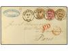 ✉ ALEMANIA ANTIGUOS ESTADOS: PRUSIA. 1867. 3 sgr. pale brown