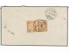 ✉ CHINA. 1900. Combination cover to Lahr, Baden franked on r