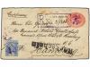 ✉ GUATEMALA. 1894. 10c. postal stationery envelope uprated 2