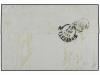✉ FRANCIA. 1861. Entire to Livorno from Marseille franked Fr