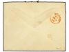 ✉ LEEWARD. 1895 (April 30). 1d. pink stationery envelope use