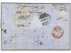 ¿ SUIZA. 1868 (Oct 10). Entire letter to Amsterdam franked b