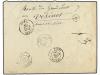 ✉ EGIPTO. 1876 (May 21). Cover to Paris franked by France 18