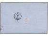 ✉ GRECIA. 1863. Cover from CEFALONIA to PATRAS with oval hoo