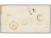 ✉ PUERTO RICO. Ant. 22 (4). 1872. S. JUAN a CADIZ. 25 cts. u