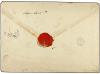 ✉ EGIPTO. 1869. Sobre con lacrador al dorso CONSULADO ESPAÑO