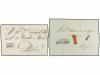 ✉ MEXICO. 1831-45. APAM. Dos cartas de APA y OTUMBA. 