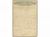 ✉ MARTINICA. 1901. Postcard with Shorthand illustrations and