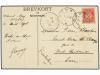 ✉ NORUEGA. 1906 (Aug 14). Postcard from advent Bay to France