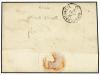 ¿ SUIZA. 1854 (July 16). Entire letter franked by fine margi