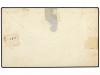 ✉ ITALIA. 1877. Superb small brown printed envelope "Auguri 