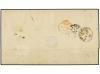 ✉ PUERTO RICO. Ant. 28(4). 1872. SAN JUAN a CÁDIZ. 25 cts. a