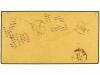 ✉ MALTA. 1876. Cover to LIVORNO (Italy) franked 1/2d. SM, pl