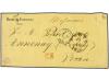 ✉ PORTUGAL. Sc. 21, 25, 28. 1868 (Dec. 15). Cover from PORTO