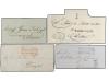 ✉ MEXICO. 1829-56. SAN LUIS POTOSI. Veinticuatro cartas de M