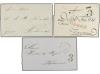 ✉ MEXICO. 1830-67. VERACRUZ. Diez cartas de OTATITLAN, TLACO
