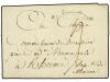✉ ALEMANIA. 1800 (Oct. 11). Printed entire letter from KRONA