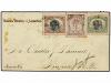 ✉ LIBERIA. 1901. Cover to USA with 1896 1 c. and 5 c. with 1