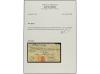 ✉ EGIPTO. 1874. DAMIATA to CAIRO. 1 pi. red and 2 pi. yellow