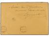 ✉ ALBANIA. 1918 (VI). SANTIQUARANTA a ITALIA. 20 cts. naranj