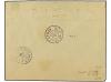 ✉ COLONIAS ITALIANAS. Sa. 1 (2), 3 (2). 1913 (22-10). SALONI