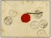 ✉ TUNEZ. Ce. 30. 1872 (Nov. 12). Cover to TUNIS, readdressed