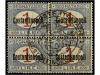 ** LEVANTE: CORREO ITALIANO. 1922. TASAS. 10, 30, 60 cts. y 