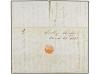 ✉ CUBA. 1851. NAPOLES (Italia) a COLISEO (Cuba). Enviada pri