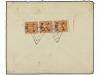 ✉ CHINA. 1945. MANCHESTER to SHANGHAI. 3 p. and 1 sh. with c