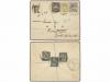 ✉ FIJI. Sg. 77, 81, 85, 98. 1895 (May 17th). Envelope regist