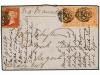 ✉ ADEN. Sg. 43+94. 1868. Cover endorsed 'via Marseilles' to 