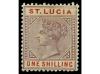 * SANTA LUCIA. Sg. 39/42. Complete set. Die I, original gum.