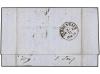 ✉ SUECIA. 1869. MOLMO to LONDON. 5 ore green and 20 ore red 