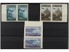 ** TURQUIA. 1950. Complete set in pairs IMPERFORATE. 