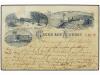 ✉ ALEMANIA. 1890. MISDROV to LUZERN (Switzerland). Postcard 
