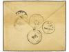 ✉ JAPON. 1897. NAGASAKI to U.S.A. 5 sen blue, taxed on arriv