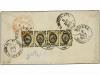 ✉ RUSIA. 1872 (April). MORSHANIK to SWITZERLAND. 1 kr. black
