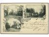 ✉ CHINA. 1901. TIENSIN to GERMANY. Postcard franked with chi