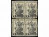 ° LIECHTENSTEIN. Mi. 247 (4). 1946. 10 Fr. black on yellow. 