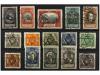 ° LIECHTENSTEIN. Mi. 46B/52B + 53/60. 1921. Complete sets, f