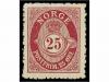 * NORUEGA. Mi. 83x. 1918. 25 ore lilac. Thick paper, never h