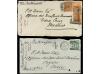 ✉ MEXICO. 1870-72. Conjunto de seis cartas circuladas desde 