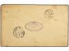 ✉ CHINA. Sg. 38. 1897. Advertising envelope from AMOY to HUN