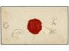 ✉ SUIZA. 1879. Envelope 5 rp. brown uprated 5 cts. brown (2)