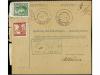 ✉ BOSNIA-HERZEGOVINA. 1919. PARCEL RECEIPT. SARAJEVO to TRAV