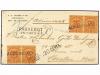 ✉ COLOMBIA. Sc. 163 (4). 1903. CARTAGENA a BOSTON (Usa). 5 c